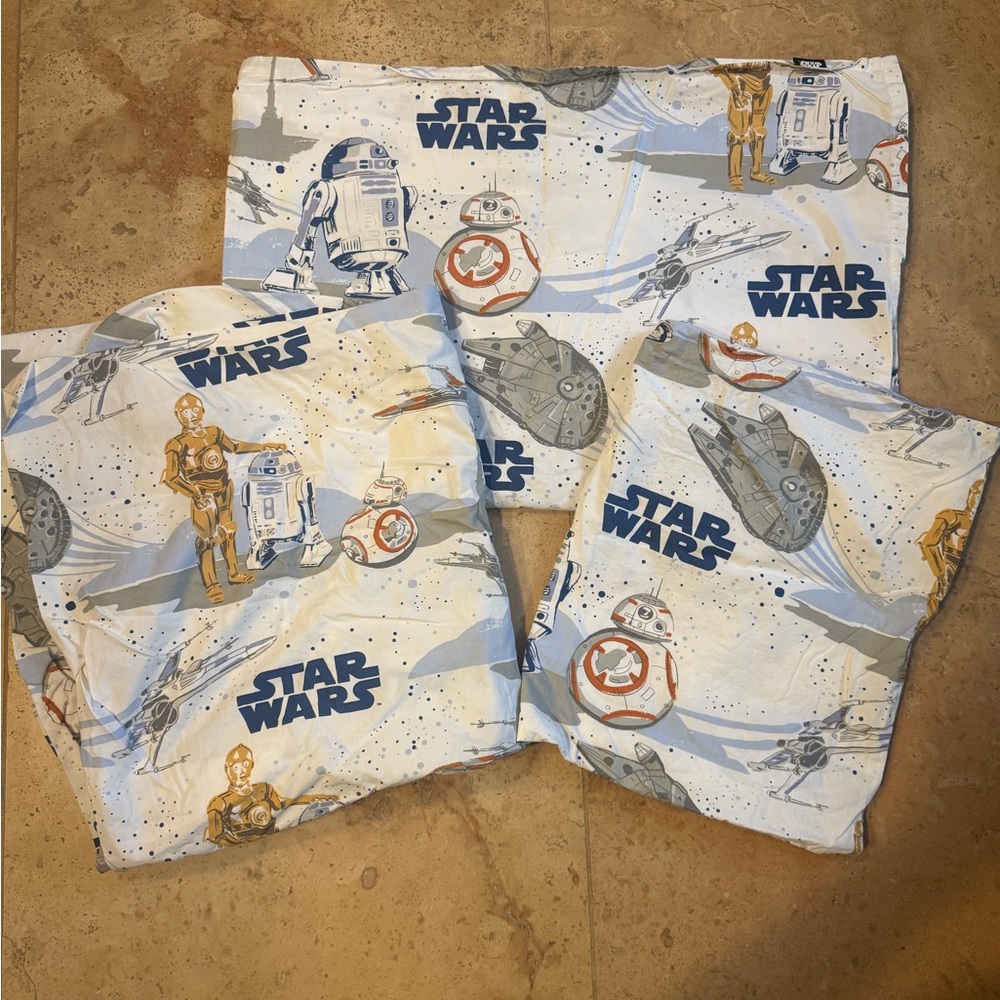 Pottery barn toddler Star Wars sheet set